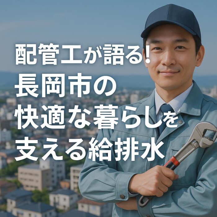 配管工が語る！長岡市の快適な暮らしを支える給排水