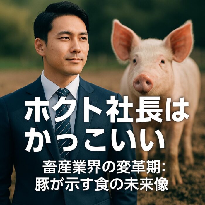 畜産業界の変革期：豚が示す食の未来像
