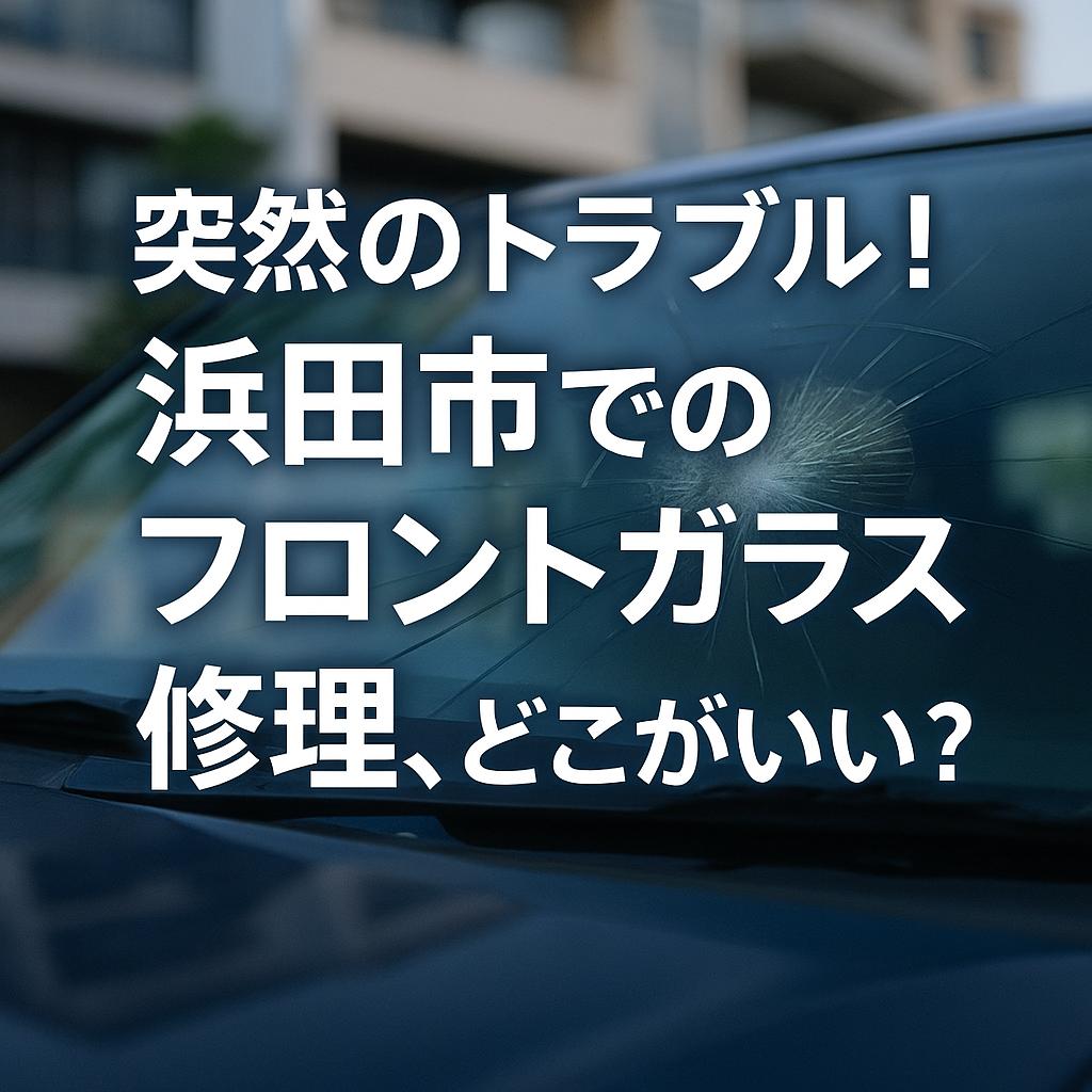 突然のトラブル！浜田市でのフロントガラス修理、どこがいい？