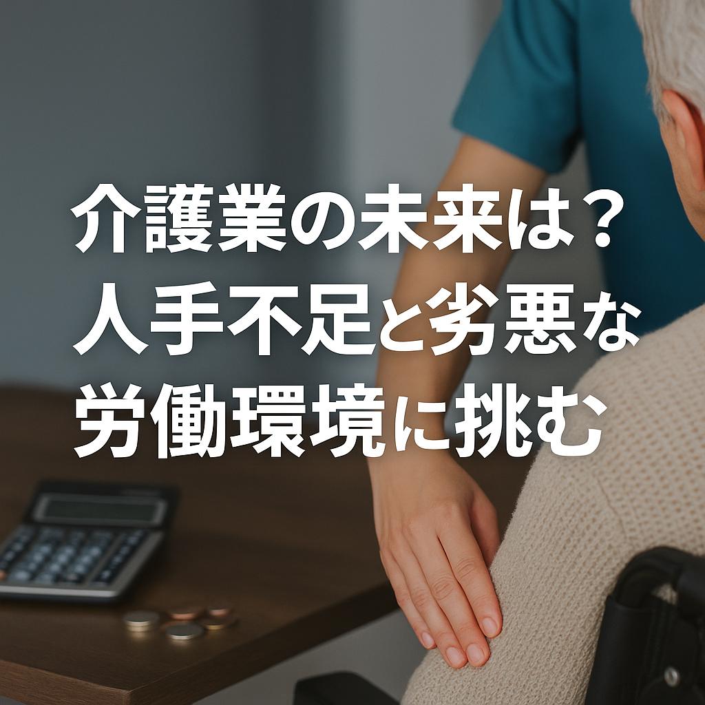 介護業の未来は？人手不足と劣悪な労働環境に挑む