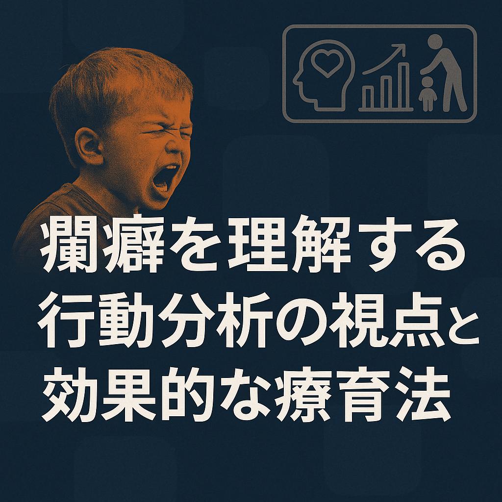 癇癪を理解する行動分析の視点と効果的な療育法