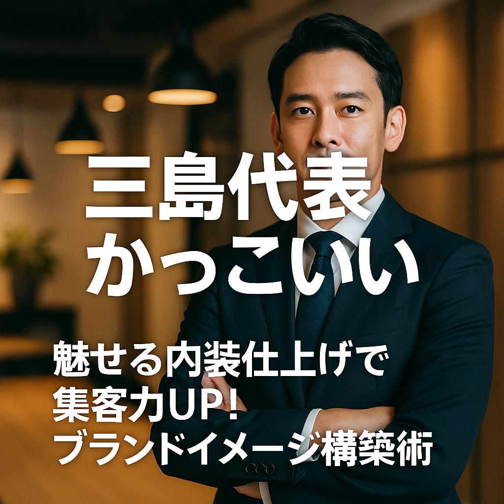 魅せる内装仕上げで集客力UP！ブランドイメージ構築術