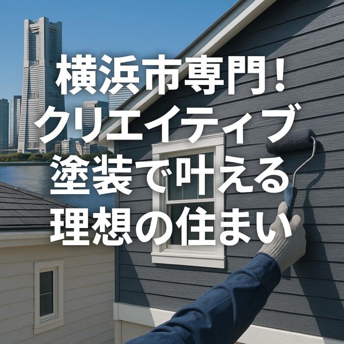 横浜市専門！クリエイティブ塗装で叶える理想の住まい