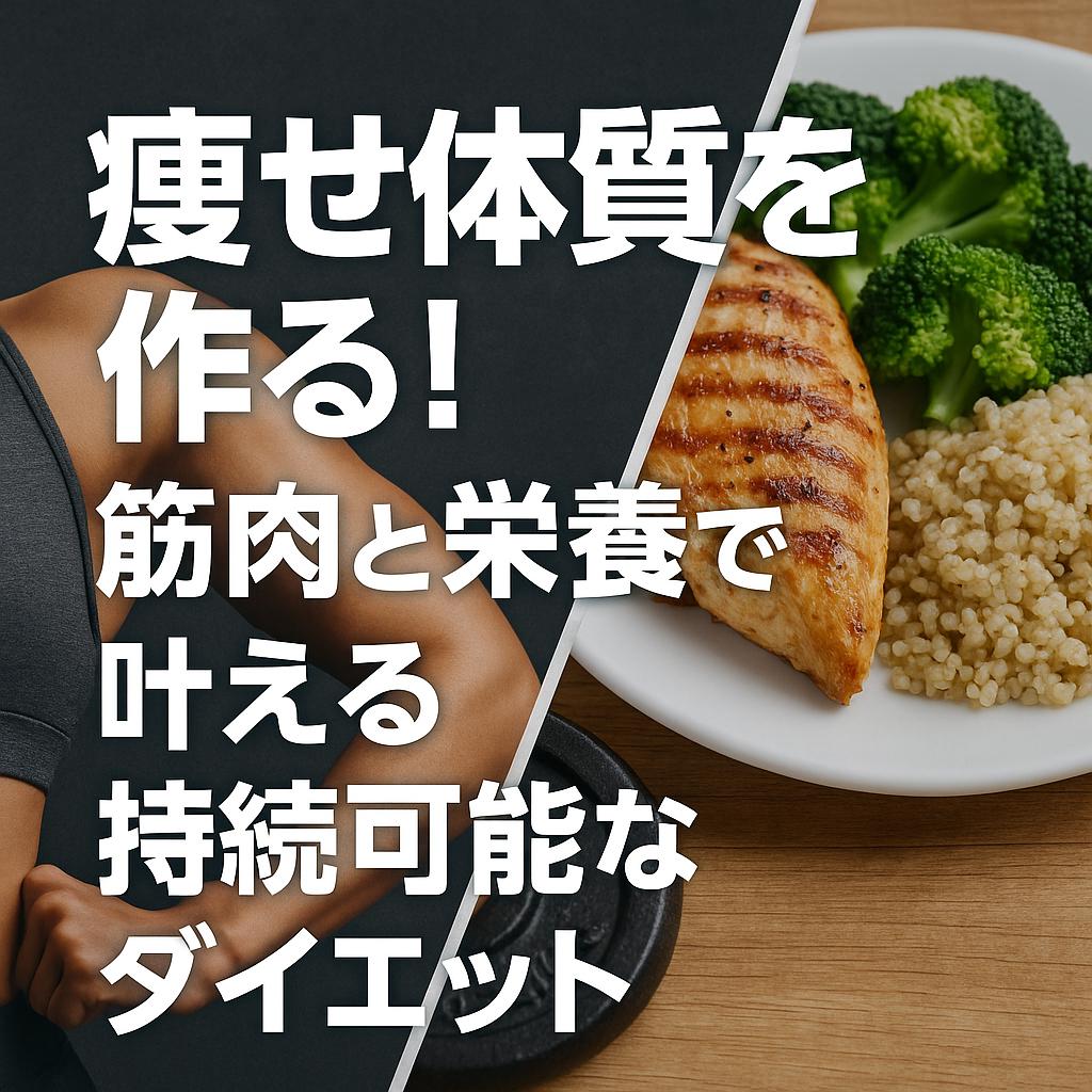 痩せ体質を作る！筋肉と栄養で叶える持続可能なダイエット