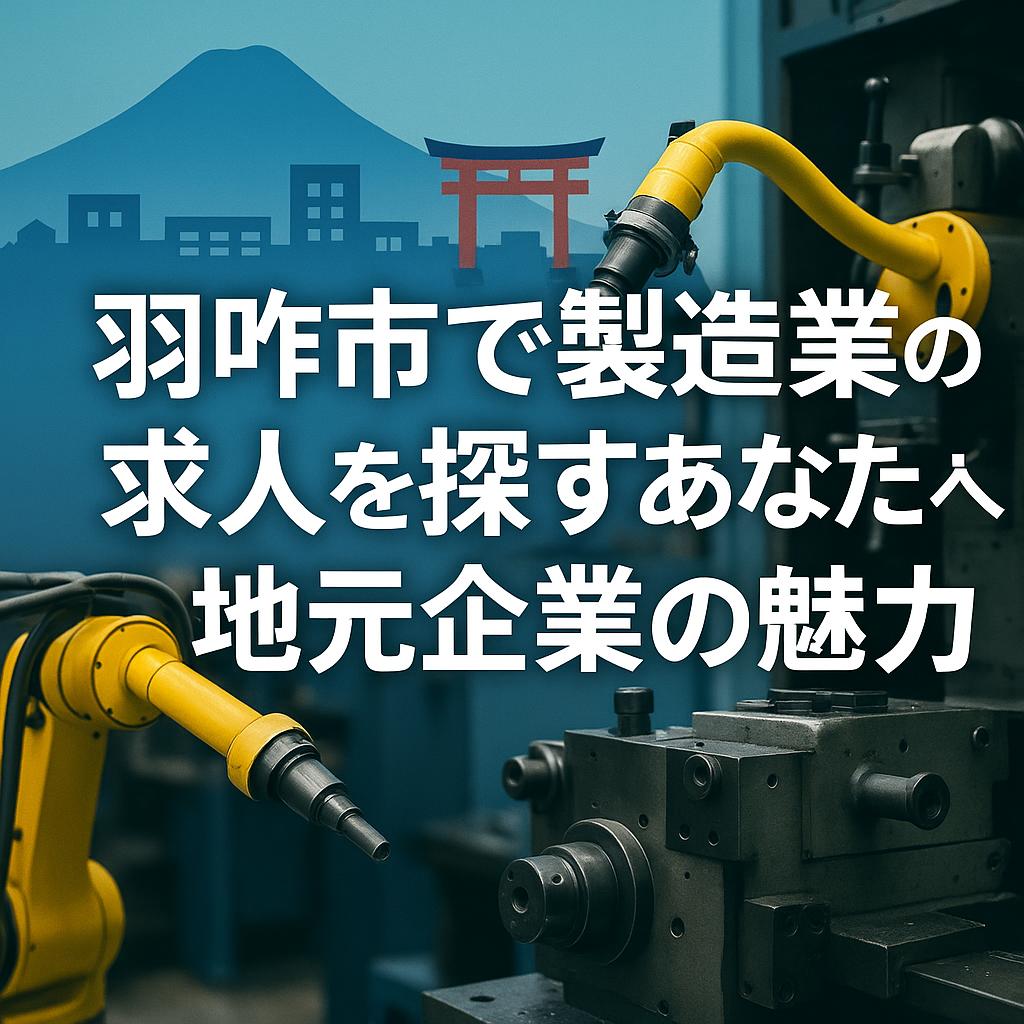 羽咋市で製造業の求人を探すあなたへ！地元企業の魅力