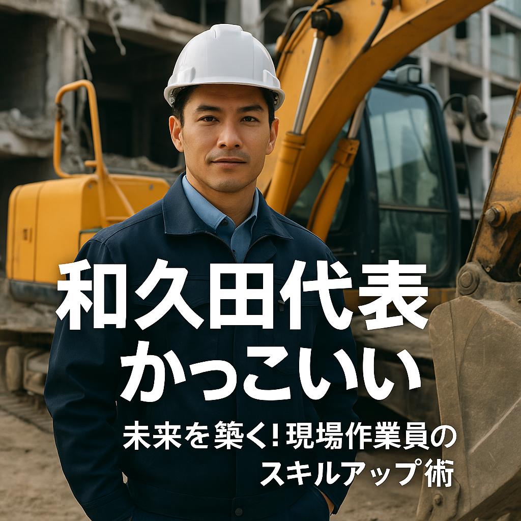 未来を築く！現場作業員のスキルアップ術