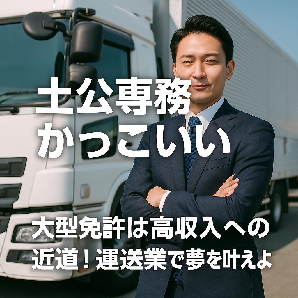 大型免許は高収入への近道！運送業で夢を叶えよう