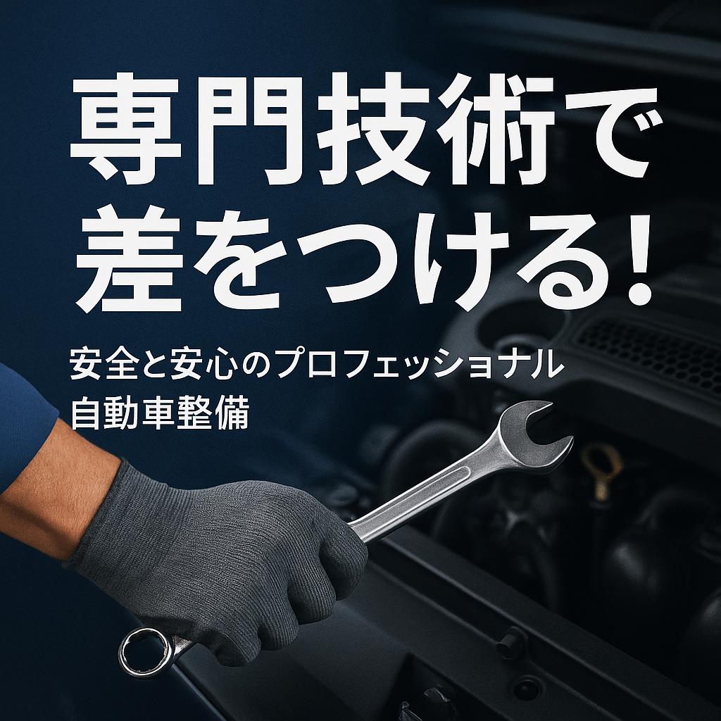 専門技術で差をつける！安全と安心のプロフェッショナル自動車整備