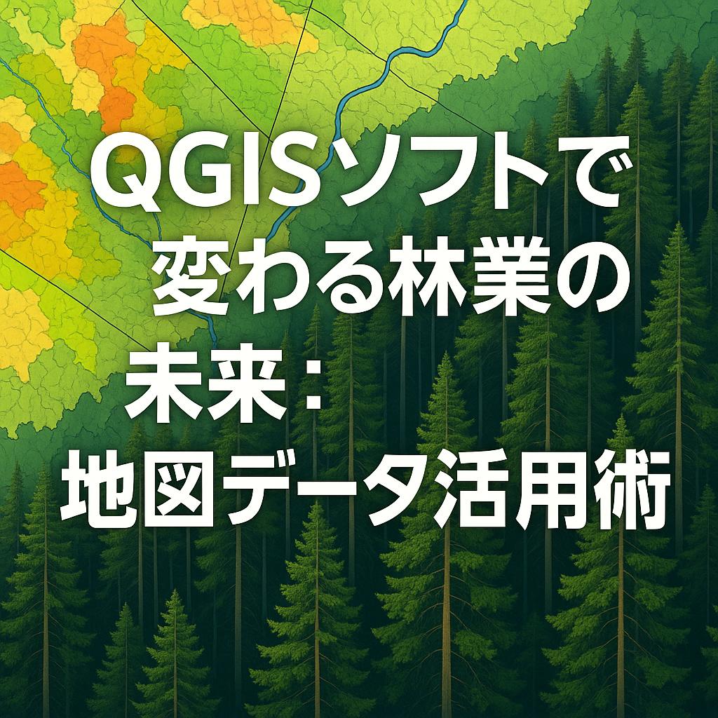 QGISソフトで変わる林業の未来：地図データ活用術