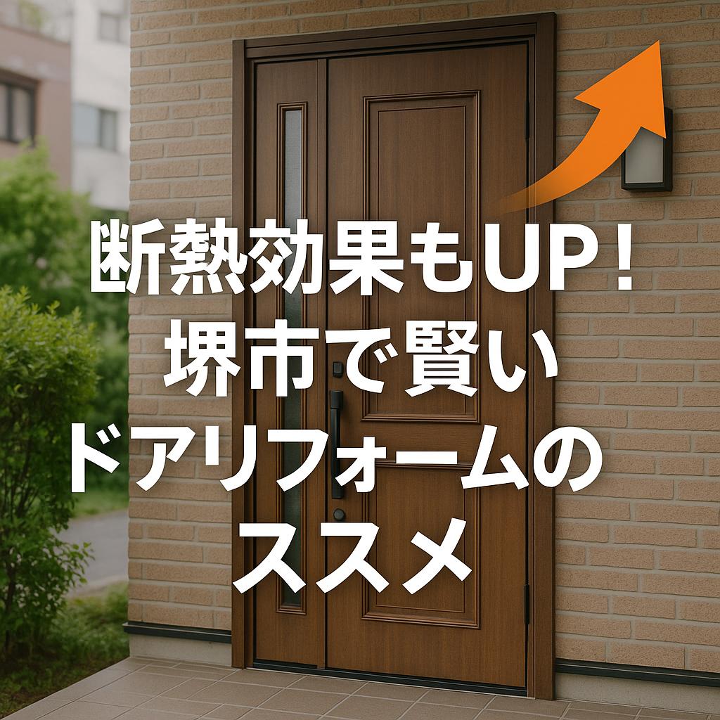 断熱効果もUP！堺市で賢いドアリフォームのススメ