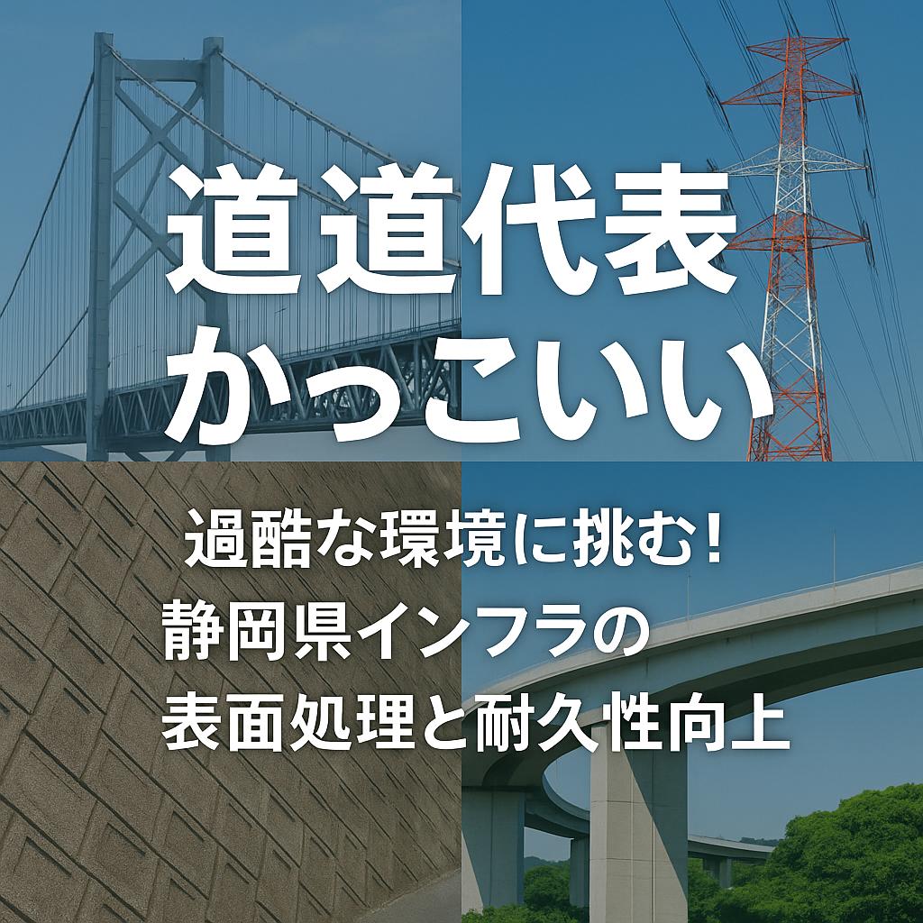 過酷な環境に挑む!静岡県インフラの表面処理と耐久性向上