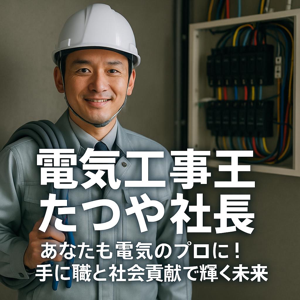 あなたも電気のプロに！手に職と社会貢献で輝く未来