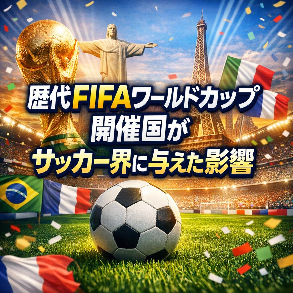 歴代FIFAワールドカップ開催国がサッカー界に与えた影響
