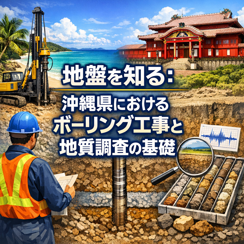 地盤を知る：沖縄県におけるボーリング工事と地質調査の基礎