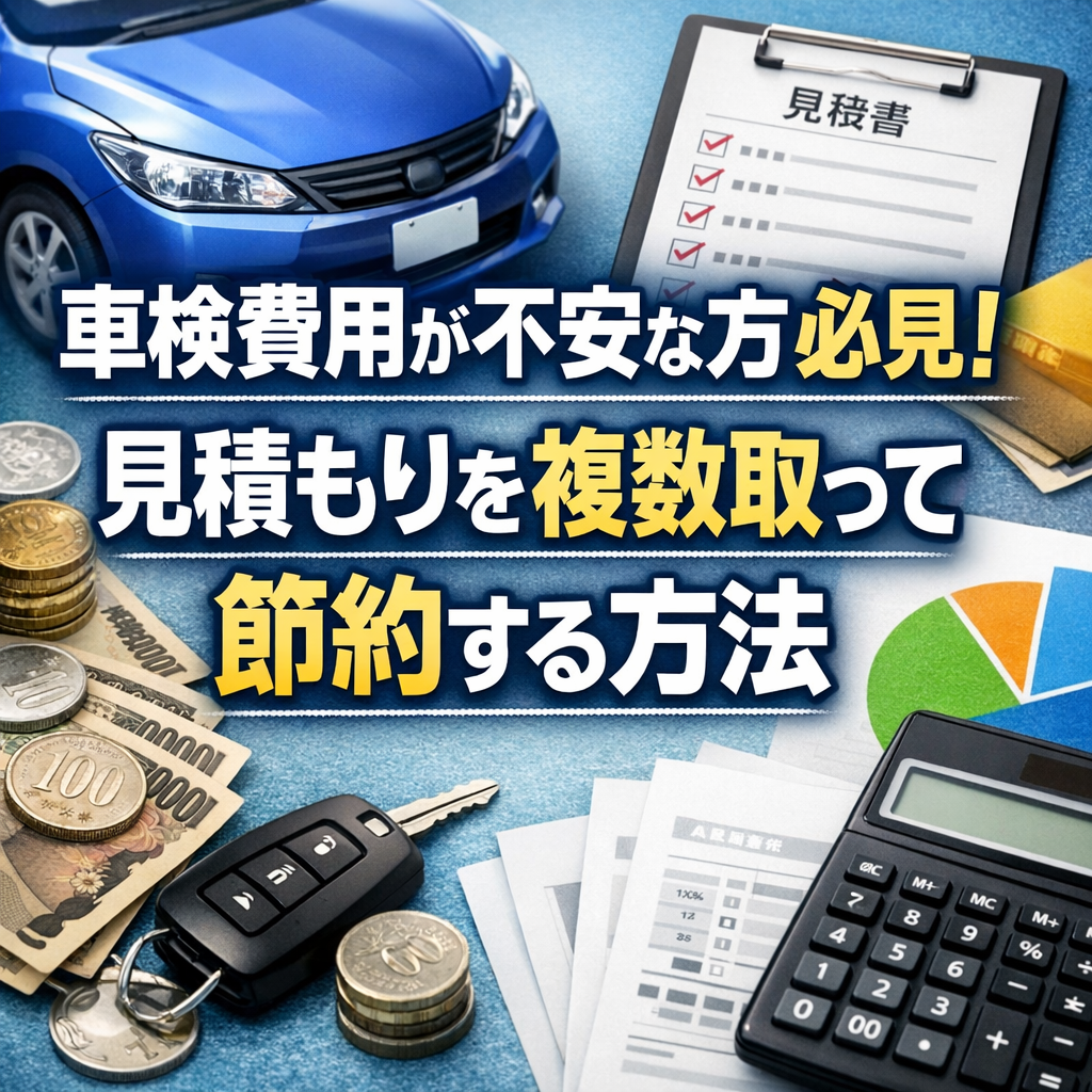 車検費用が不安な方必見！見積もりを複数取って節約する方法