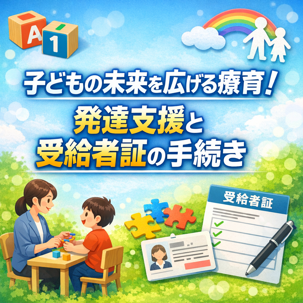 子どもの未来を広げる療育！発達支援と受給者証の手続き