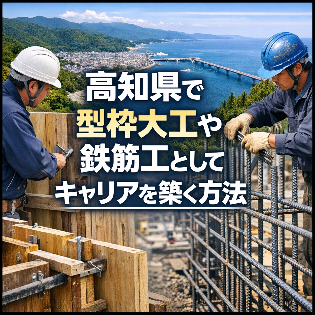 高知県で型枠大工や鉄筋工としてキャリアを築く方法