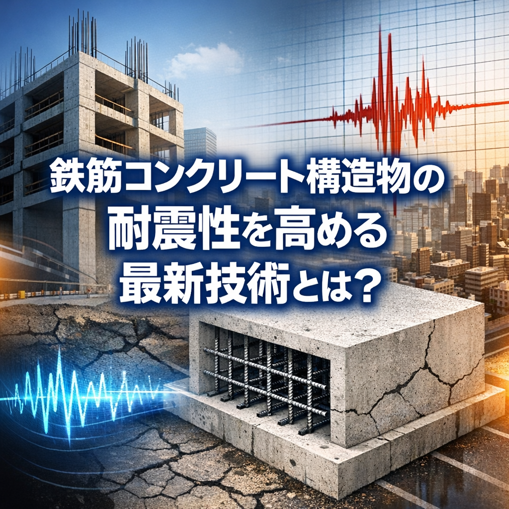 鉄筋コンクリート構造物の耐震性を高める最新技術とは？