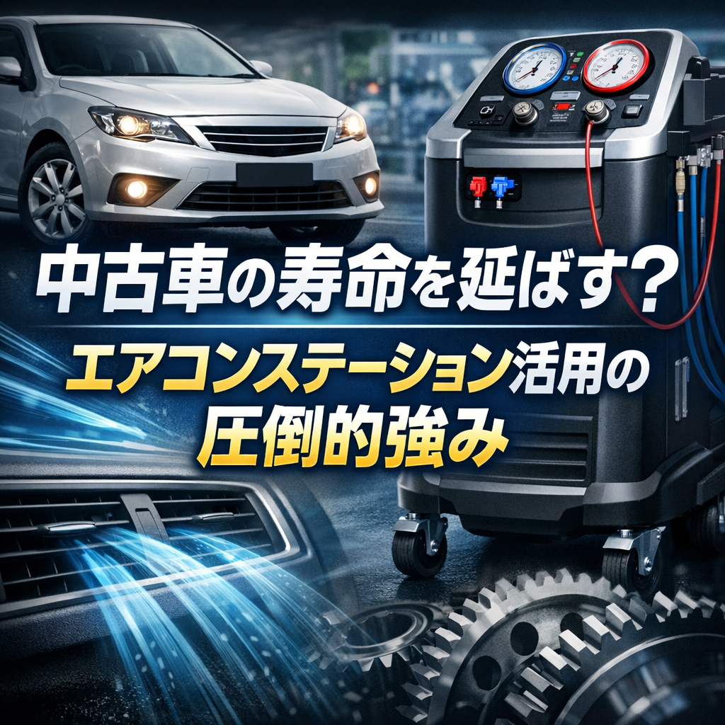中古車の寿命を延ばす？エアコンステーション活用の圧倒的強み