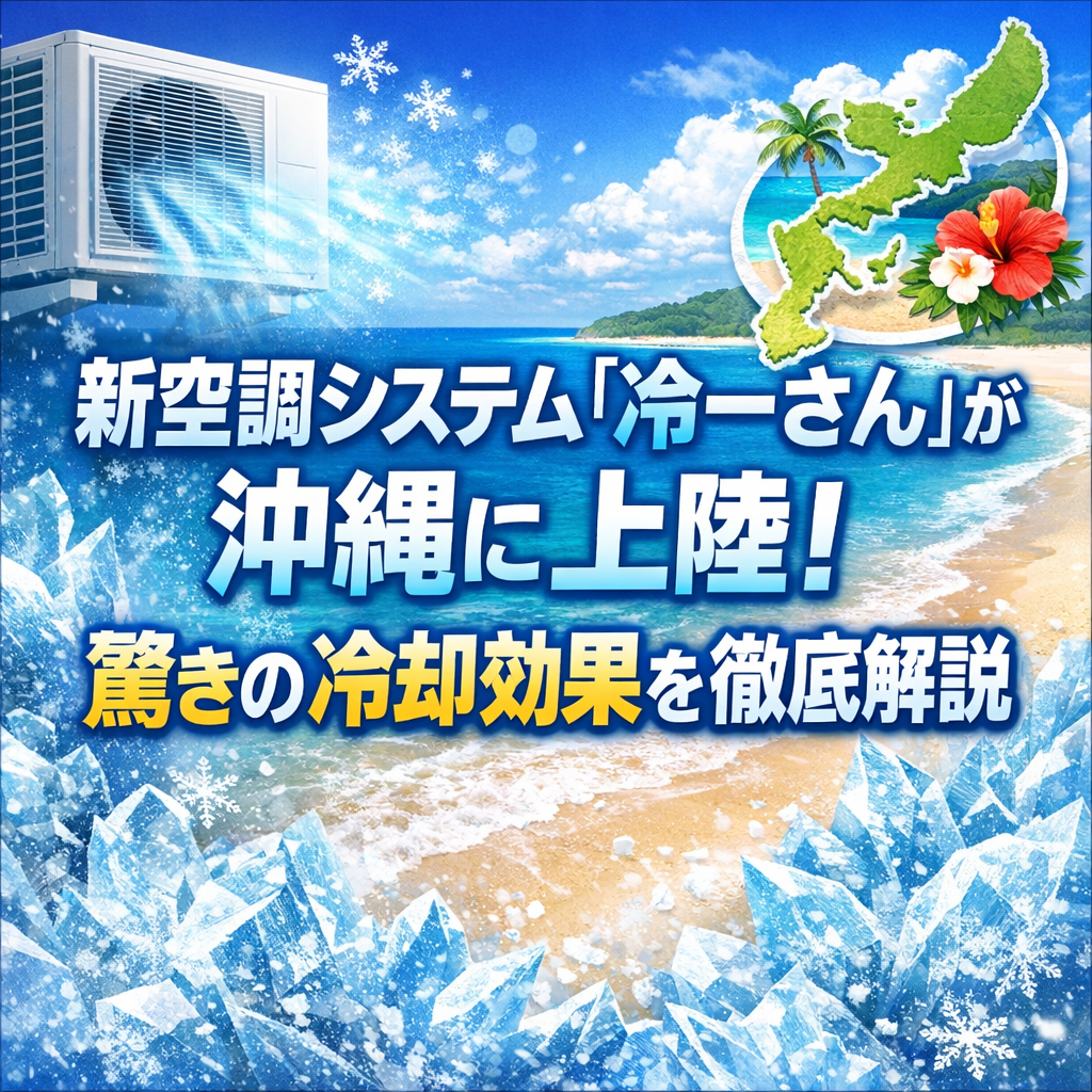 新空調システム「冷ーさん」が沖縄に上陸！驚きの冷却効果を徹底解説