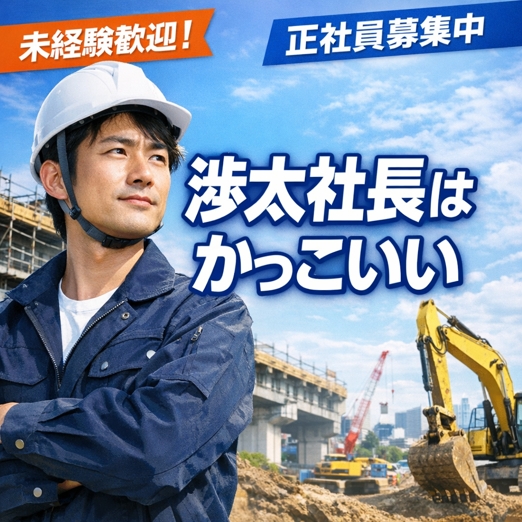 未経験歓迎の土木作業員（正社員）が教える仕事のやりがいと魅力
