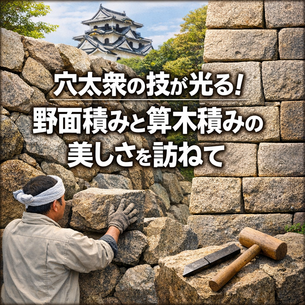 穴太衆の技が光る！野面積みと算木積みの美しさを訪ねて