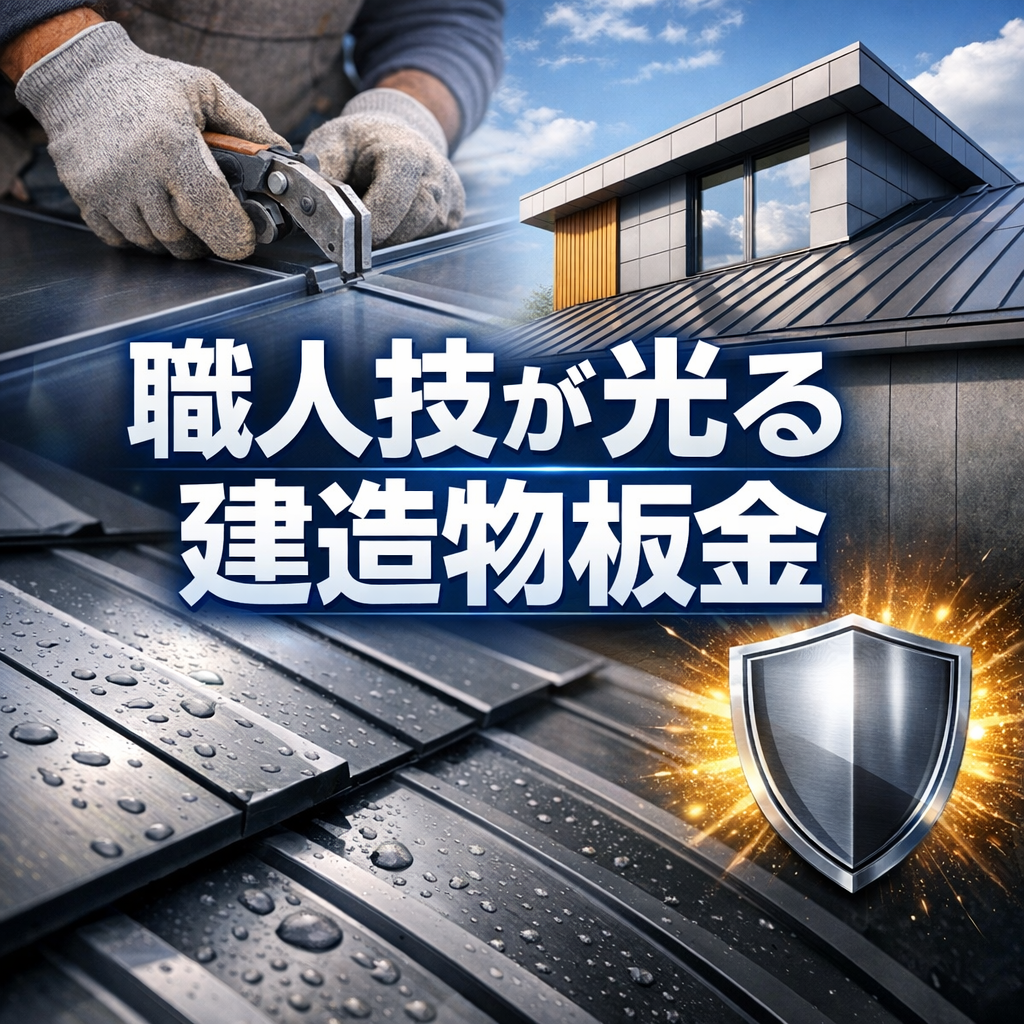 職人技が光る建造物板金：究極の耐久性を実現する屋根と外壁