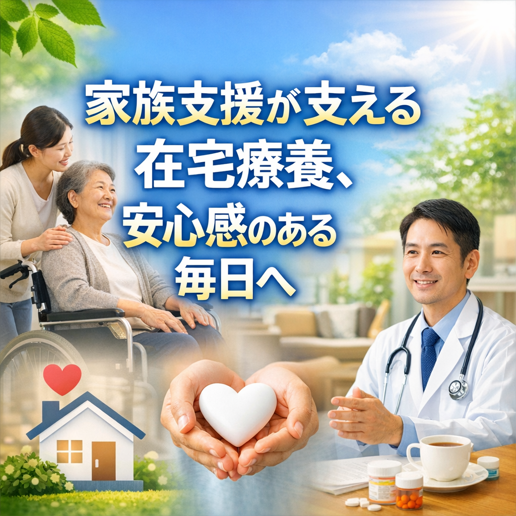 家族支援が支える在宅療養、安心感のある毎日へ