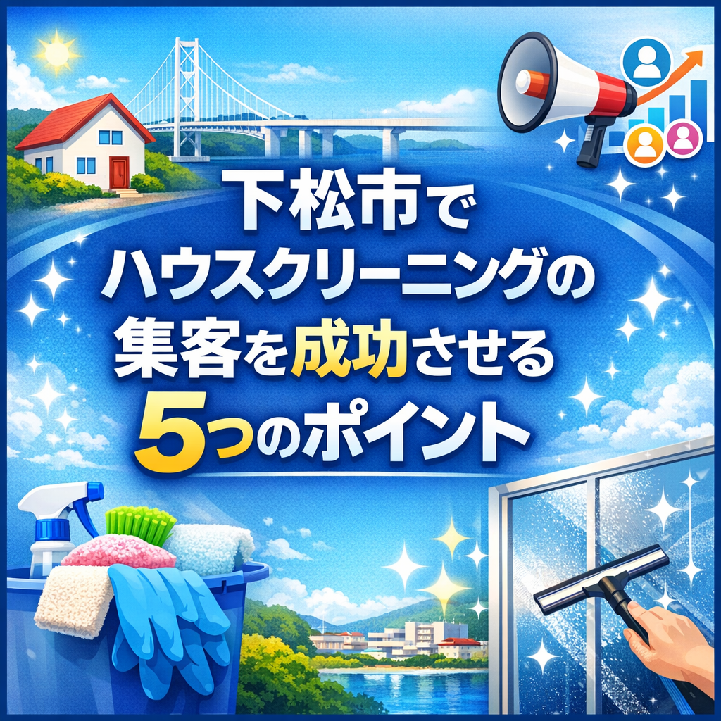 下松市でハウスクリーニングの集客を成功させる5つのポイント