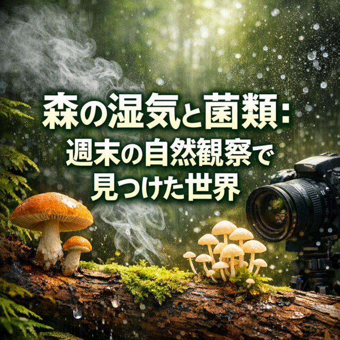森の湿気と菌類：週末の自然観察で見つけた世界