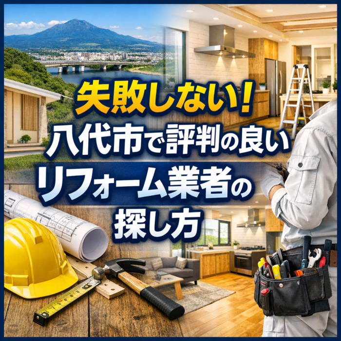 失敗しない！八代市で評判の良いリフォーム業者の探し方