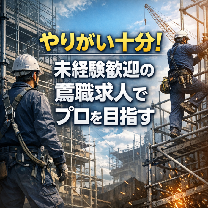 やりがい十分！未経験歓迎の鳶職求人でプロを目指す