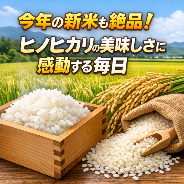今年の新米も絶品！ヒノヒカリの美味しさに感動する毎日