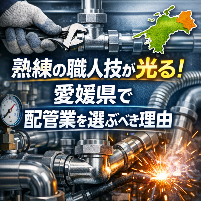 熟練の職人技が光る！愛媛県で配管業を選ぶべき理由