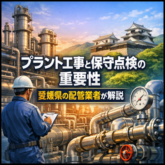 プラント工事と保守点検の重要性｜愛媛県の配管業者が解説