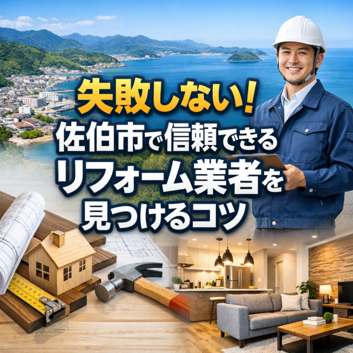 失敗しない！佐伯市で信頼できるリフォーム業者を見つけるコツ