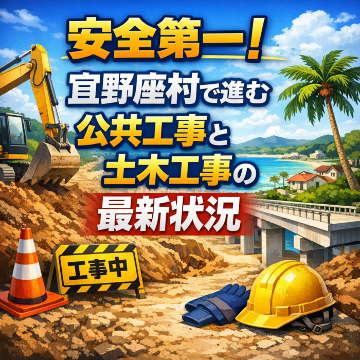 安全第一！宜野座村で進む公共工事と土木工事の最新状況