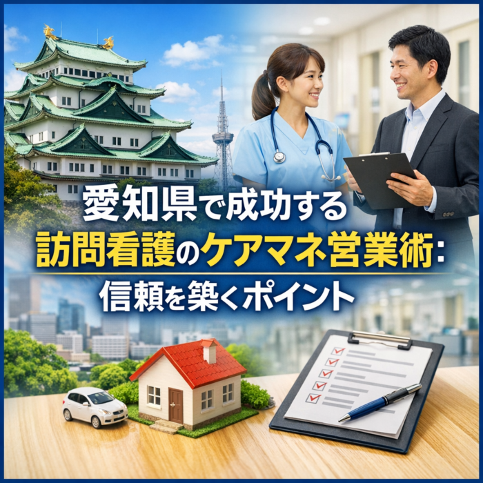 愛知県で成功する訪問看護のケアマネ営業術：信頼を築くポイント