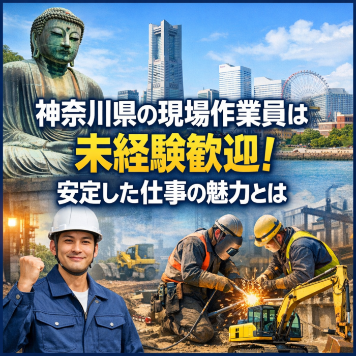 神奈川県の現場作業員は未経験歓迎！安定した仕事の魅力とは