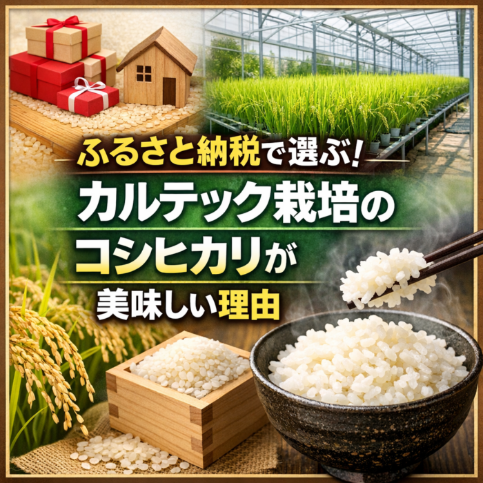 ふるさと納税で選ぶ！カルテック栽培のコシヒカリが美味しい理由