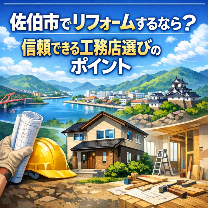 佐伯市でリフォームするなら？信頼できる工務店選びのポイント