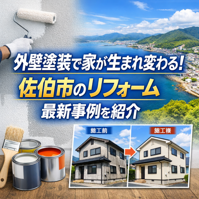 外壁塗装で家が生まれ変わる！佐伯市のリフォーム最新事例を紹介