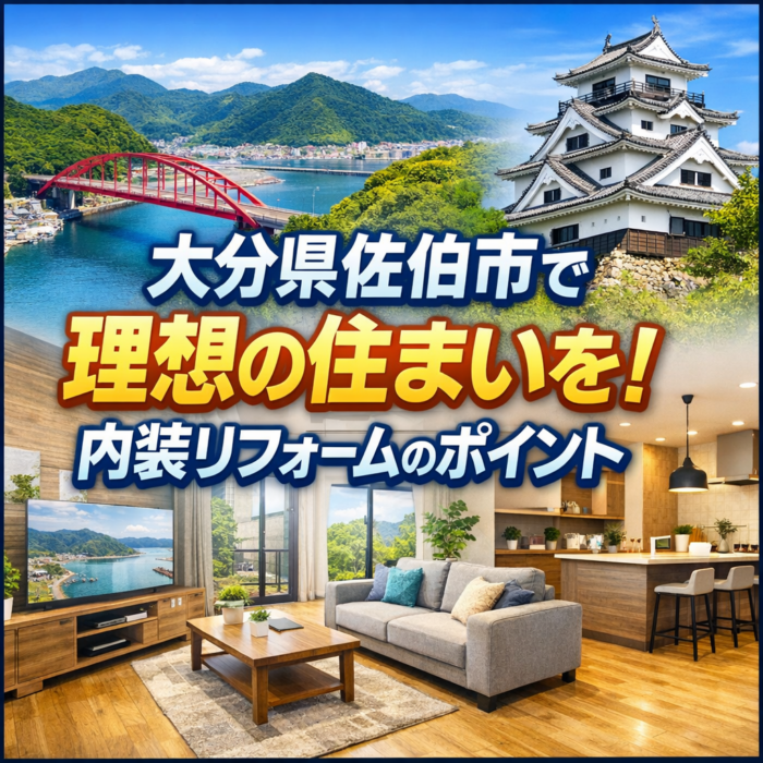 大分県佐伯市で理想の住まいを！内装リフォームのポイント