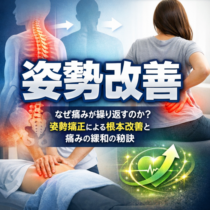 なぜ痛みが繰り返すのか？姿勢矯正による根本改善と痛みの緩和の秘訣