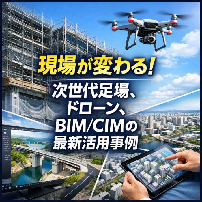 現場が変わる！次世代足場、ドローン、BIM/CIMの最新活用事例