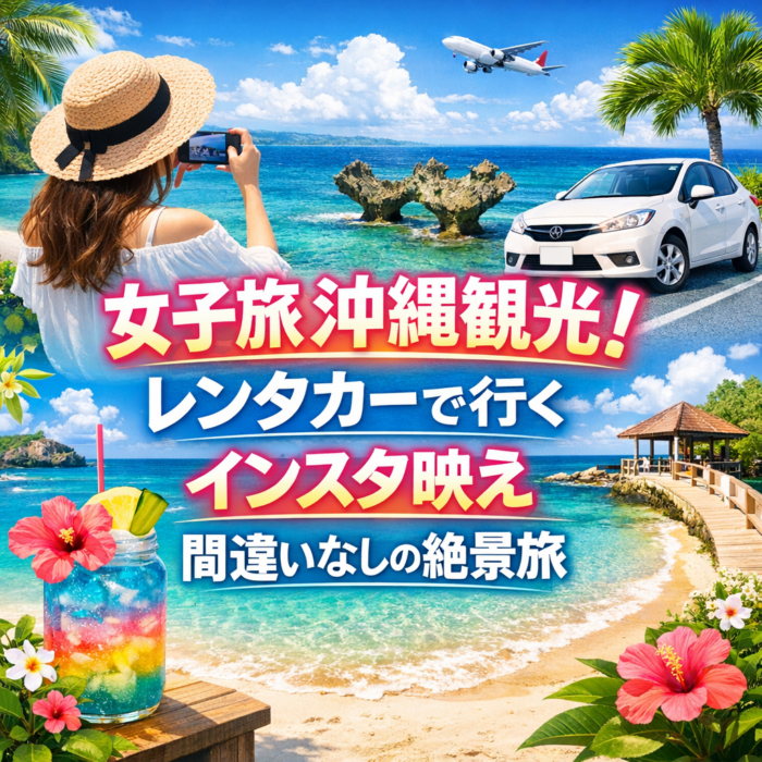 女子旅沖縄観光！レンタカーで行くインスタ映え間違いなしの絶景旅
