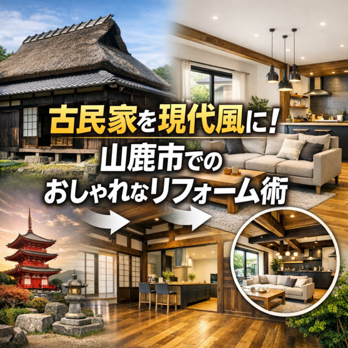 古民家を現代風に！山鹿市でのおしゃれなリフォーム術