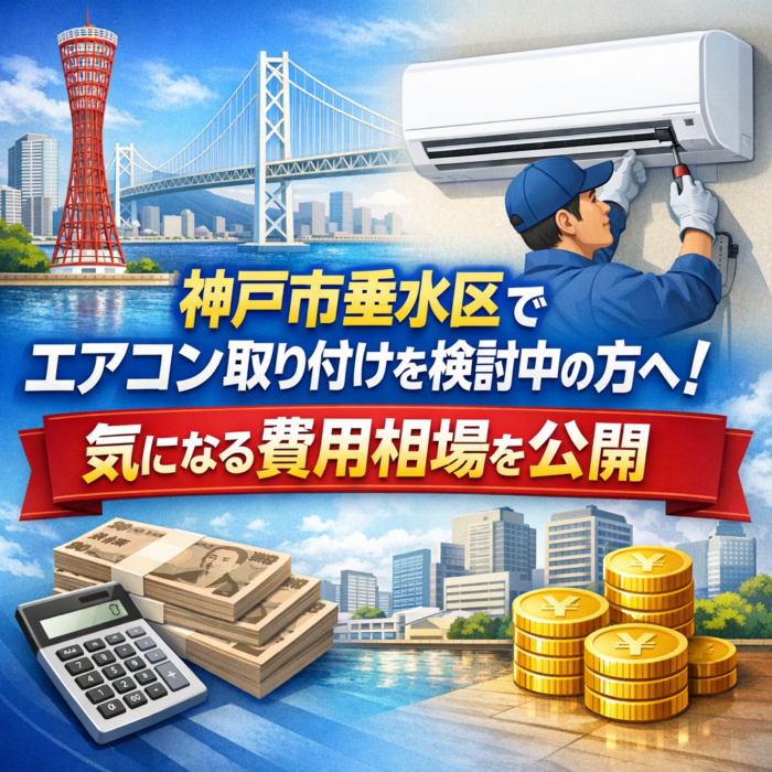 神戸市垂水区でエアコン取り付けを検討中の方へ！気になる費用相場を公開