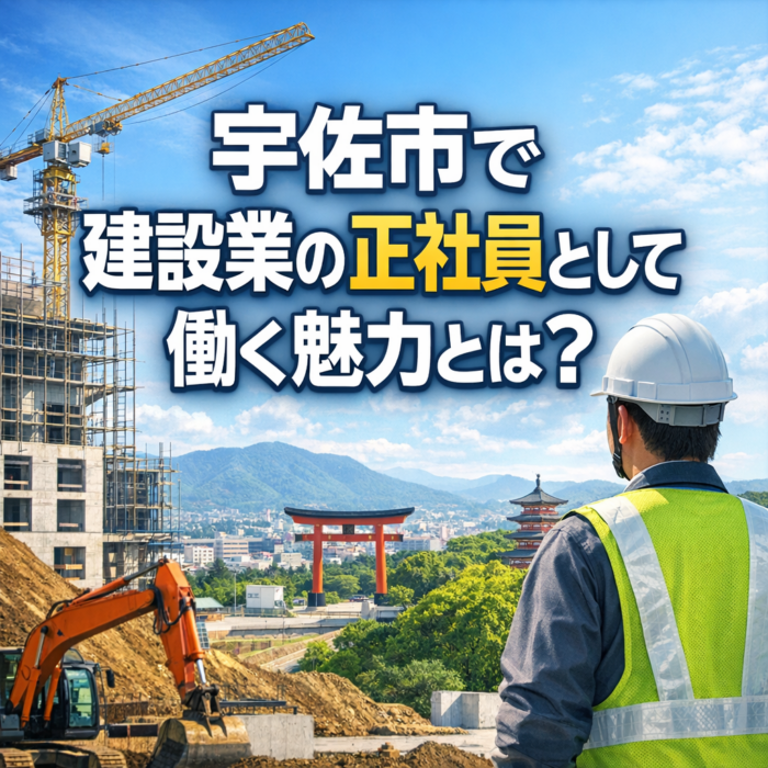 宇佐市で建設業の正社員として働く魅力とは？