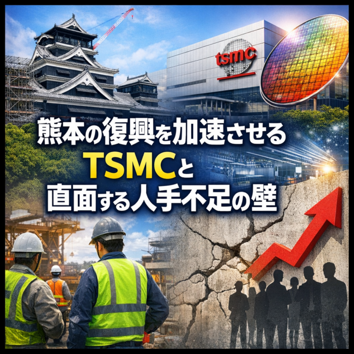 熊本の復興を加速させるTSMCと直面する人手不足の壁
